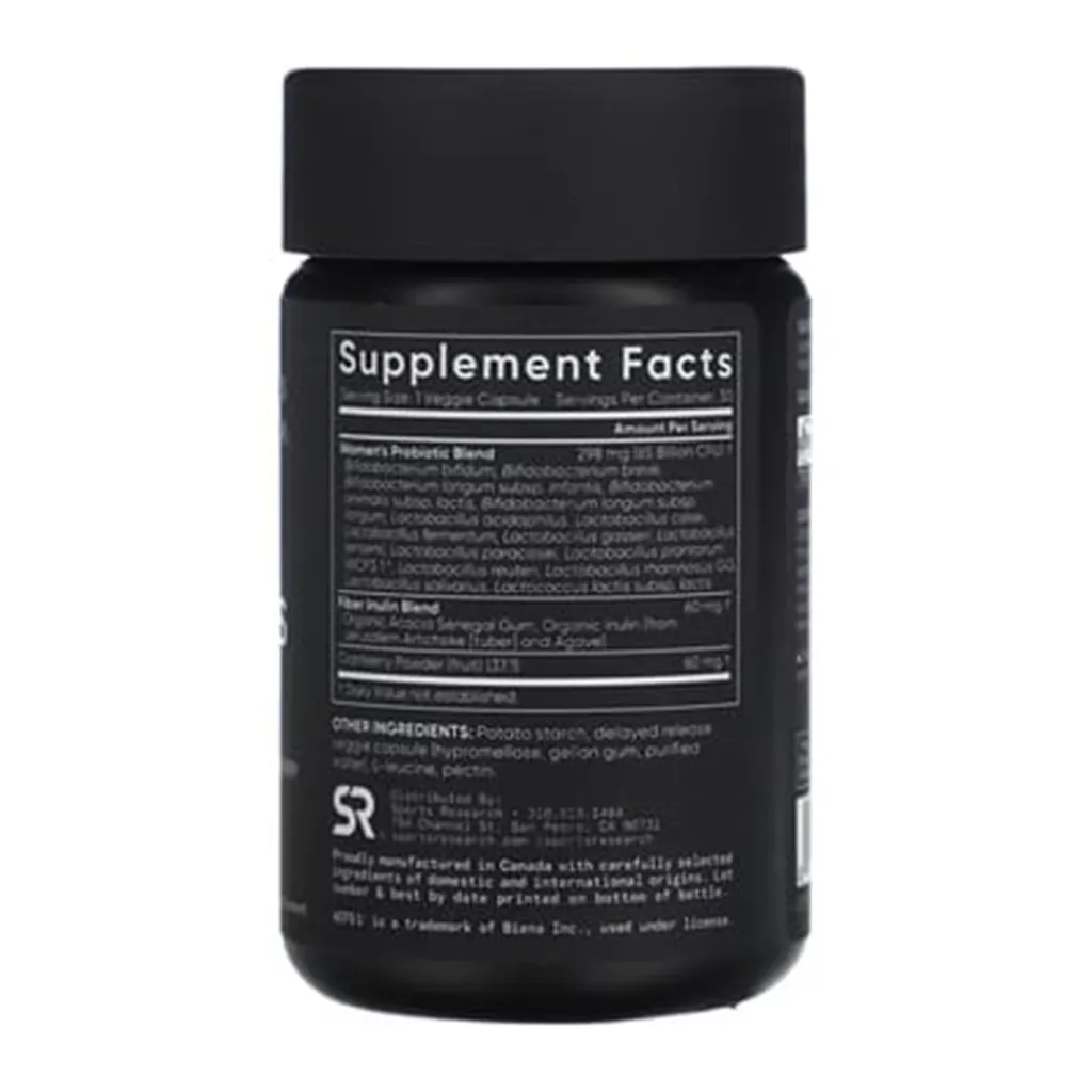 Пробиотики женские, Daily Women's Probiotics 65 Billion CFU Sports Research, 30 капсул Пробиотики женские, Daily Women's Probiotics 65 Billion CFU Sports Research, 30 капсул