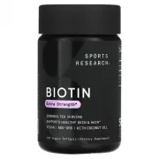 Вітамін В7 Biotin 5000mcg Sport Research, 120 капсул