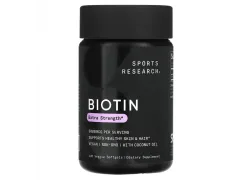 Вітамін В7 Biotin 5000mcg Sport Research, 120 капсул Вітамін В7 Biotin 5000mcg Sport Research, 120 капсул