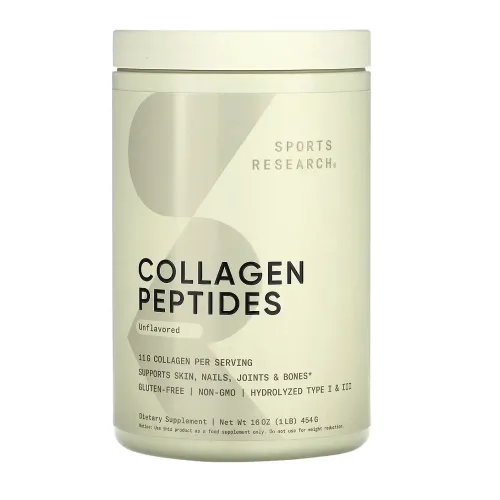 Колагенові пептиди Collagen Peptides Unflavored Sports Research, 454 г - Фото№1 Колагенові пептиди Collagen Peptides Unflavored Sports Research, 454 г - Фото№1