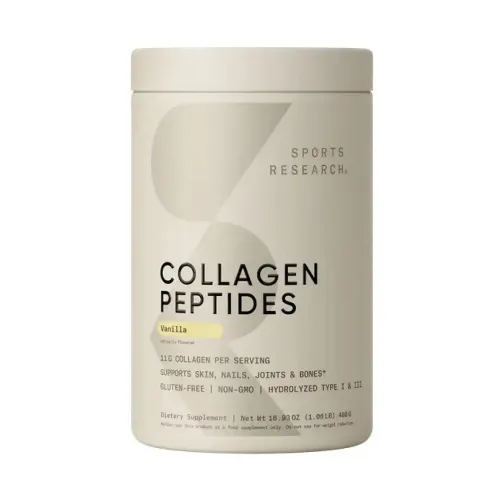 Колагенові пептиди Collagen Peptides Vanilla Bean Sports Research, 480 г - Фото№1 Колагенові пептиди Collagen Peptides Vanilla Bean Sports Research, 480 г - Фото№1