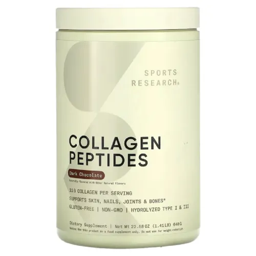Колагенові пептиди Collagen Peptides Dark Chocolate Sport Research, 640 г - Фото№1 Колагенові пептиди Collagen Peptides Dark Chocolate Sport Research, 640 г - Фото№1