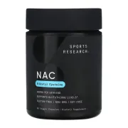 Антиоксидант Sport Research NAC - N-Acetyl-L-Cysteine 600mg, 90 капсул