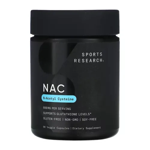 Антиоксидант Sport Research NAC - N-Acetyl-L-Cysteine 600mg, 90 капсул - Фото№1 Антиоксидант Sport Research NAC - N-Acetyl-L-Cysteine 600mg, 90 капсул - Фото№1