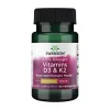 Вітамін D3+K2 Swanson Extra Strength D3&K2 5000 Iu&100mcg, 60 капсул