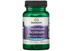 Дієтична добавка Хром Chelated Chromium 200mcg Swanson, 180 капсул