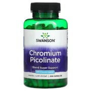 Дієтична добавка Хром Chromium Picolinate 200mg Swanson Дієтична добавка Хром Chromium Picolinate 200mg Swanson