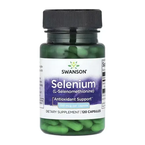 Дієтична добавка Селен Selenium 200mcg Swanson, 120 капсул - Фото№1