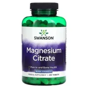 Магній Magnesium Citrate Super Strength Swanson, 240 таблеток Магній Magnesium Citrate Super Strength Swanson, 240 таблеток