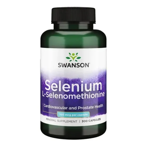 Диетическая добавка Селен Selenium L-Selenomethionine 100mcg Swanson, 300 капсул - Фото№1 Диетическая добавка Селен Selenium L-Selenomethionine 100mcg Swanson, 300 капсул - Фото№1