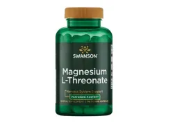 Магній Magnesium L-Theonate  Swanson, 90 рослинних капсул
