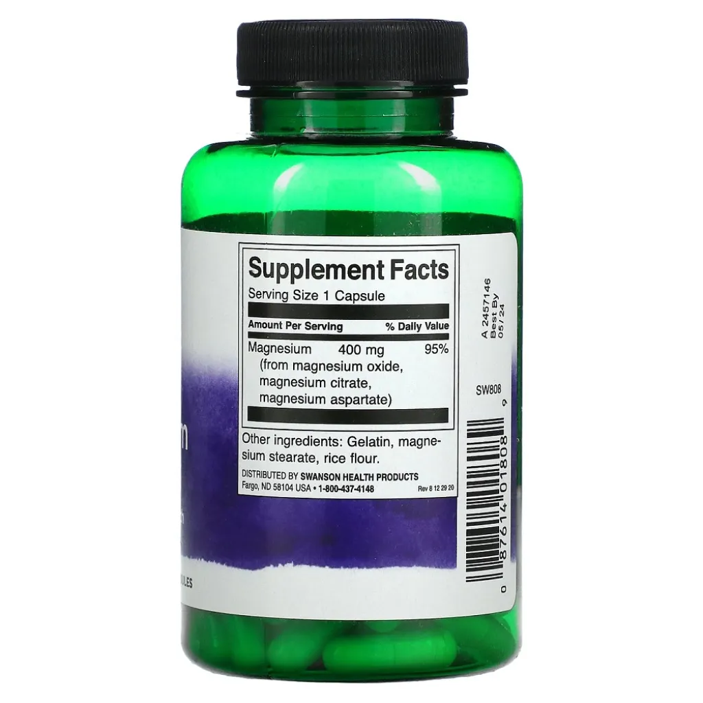 Магній Triple Magnesium complex Swanson Магній Triple Magnesium complex Swanson