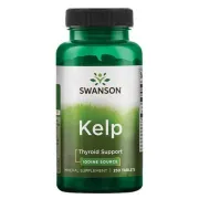  Дієтична добавка Йод Kelp Iodine Source 225 mcg Swanson, 250 таблеток