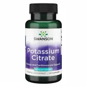 Калій Swanson Potassium Citrate 99mg, 120 капсул Калій Swanson Potassium Citrate 99mg, 120 капсул