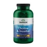Вітамін В4 Swanson Choline Inos 250mg, 250 капсул