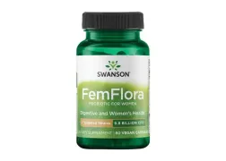 Диетическая добавка Пробиотики женские Swanson Femflora Probiotic for Women 9.8 Billion, 60 капсул