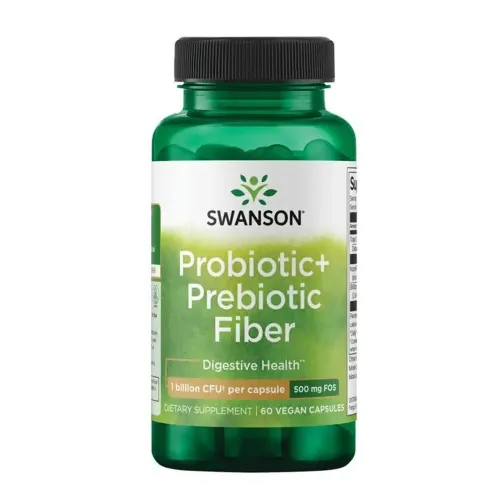 Дієтична добавка Пробіотики Probiotic+ Prebiotic Fiber 1 Billion Cfu, 60 капсул - Фото№1 Дієтична добавка Пробіотики Probiotic+ Prebiotic Fiber 1 Billion Cfu, 60 капсул - Фото№1