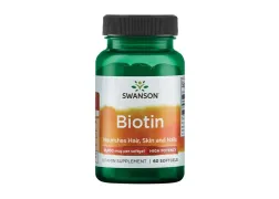 Диетическая добавка Swanson Biotin High Potency 10,000 mcg, 60 капсул