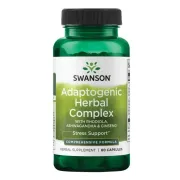Адаптогени Swanson Adaptogenic Herbal Complex (Rhodiola Ashwagandha Ginseng), 60 капсул