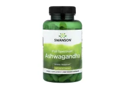Адаптогены Ashwagandha 450 mg Swanson,100 капсул