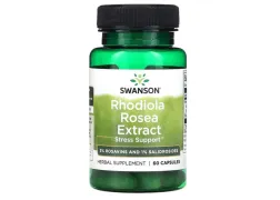 Адаптогены Rhodiola Rosea Extract Swanson, 60 капсул