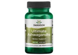 Адаптогены Ultimate Ashwagandha 250 mg Swanson, 60 капсул