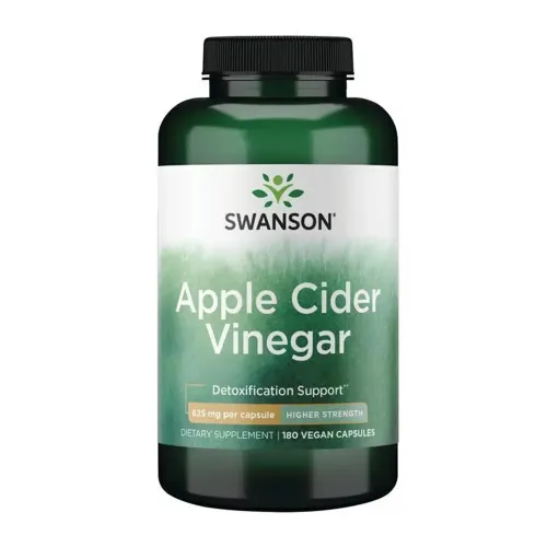 Суперфуды Swanson Apple Cider Vinegar High Potency 625mg, 180 капсул - Фото№1