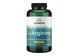 Аминокислоты L-Arginine 500 mg Swanson, 200 капсул