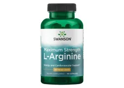 Аминокислоты L-Arginine Maximum Strenght 850mg Swanson, 90 капсул