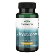 Амінокислоти Swanson L-Tryptophan 500 mg, 60 капсул