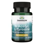 Амінокислота Swanson N-Acetyl L-Tyrosine 350mg, 60 капсул