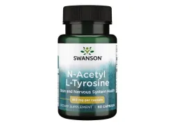 Аминокислота Swanson N-Acetyl L-Tyrosine 350mg, 60 капсул