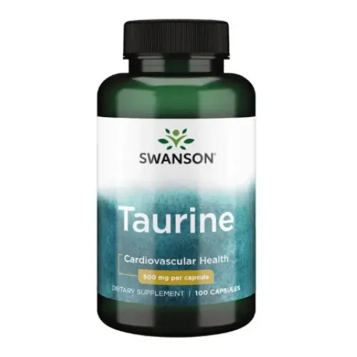 Амінокислоти Swanson Taurine 500mg, 100 капсул - Фото№1 Амінокислоти Swanson Taurine 500mg, 100 капсул - Фото№1