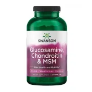 Хондропротектори Swanson Glucosamine Chondroitin Msm - Higher Strength, 240 таблеток Хондропротектори Swanson Glucosamine Chondroitin Msm - Higher Strength, 240 таблеток