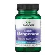 Антиоксидант Swanson Albion Manganese 10mg, 180 капсул Антиоксидант Swanson Albion Manganese 10mg, 180 капсул