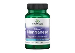 Антиоксидант Swanson Albion Manganese 10mg, 180 капсул