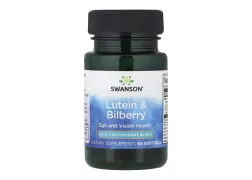 Антиоксидант Swanson Lutein & Bilberry 