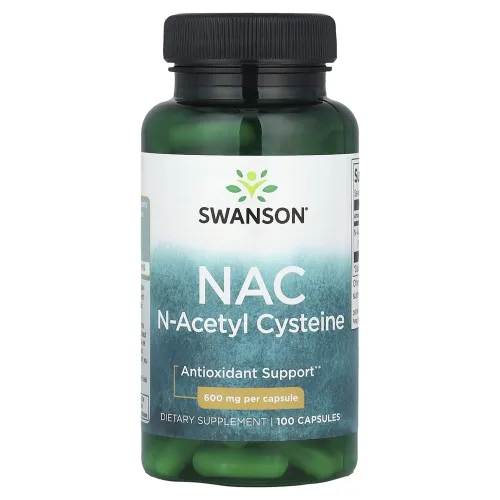 Антиоксидант Swanson N-Acetyl Cysteine 600mg, 100 капсул - Фото№1