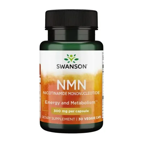 Антиоксидант Swanson NMN Nicotinamide Mononucleotide 300mg, 30 капсул - Фото№1