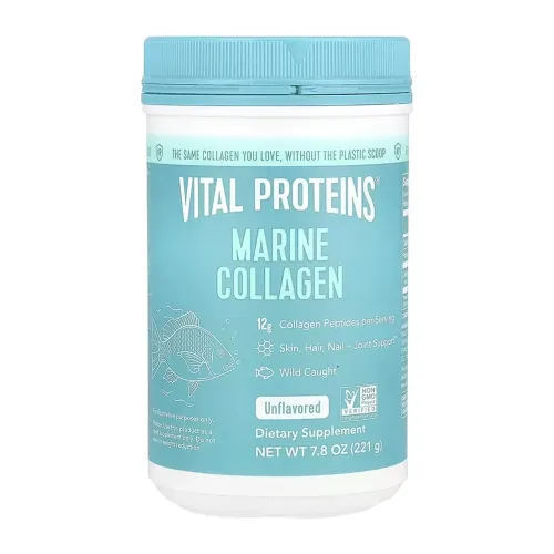 Коллаген Vital Proteins Marine Collagen Unflavored, 221 г - Фото№1
