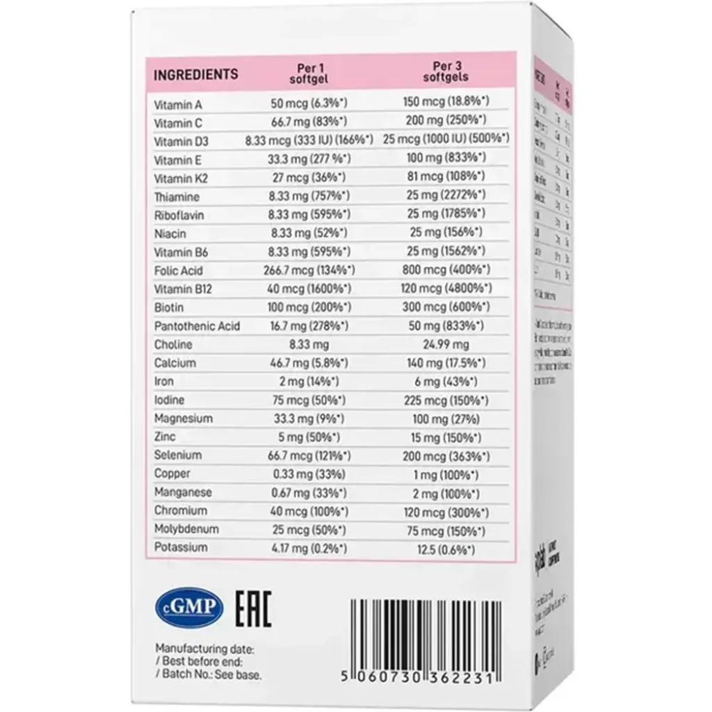 Мультивитамины для женщин VPLab Ultra Women, 90 гелевых капсул