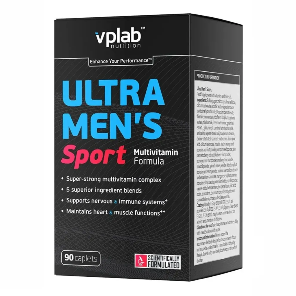 Вітаміни для чоловіків VPlab Ultra Men's Sport, 90 капсул Вітаміни для чоловіків VPlab Ultra Men's Sport, 90 капсул