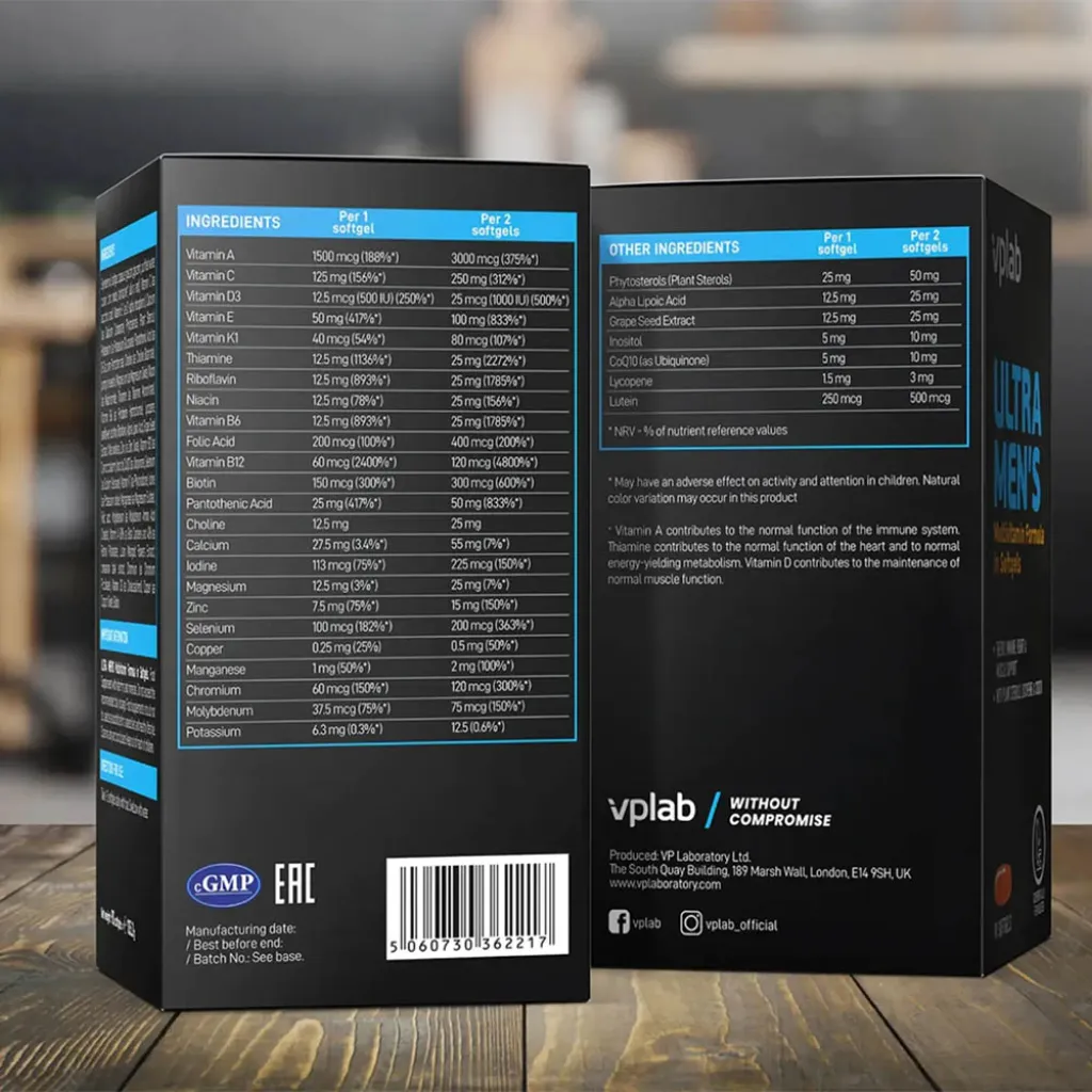 Мультивітаміни для чоловіків Ultra Men's Sport Multivitamin
