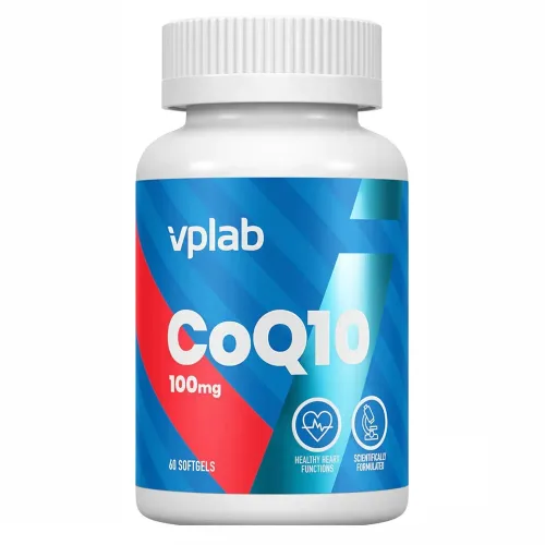 Дієтична добавка VPLab Коензим Q10 CoQ10 100 mg, 60 м'яких капсул  - Фото№1