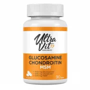 Хондропротектори VPLab Ultravit Glucosamine Chondroitin MSM, 90 капсул