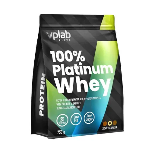 Протеїн 100% Platinum Whey Cookies Cream VPLab, 750 г - Фото№1 Протеїн 100% Platinum Whey Cookies Cream VPLab, 750 г - Фото№1
