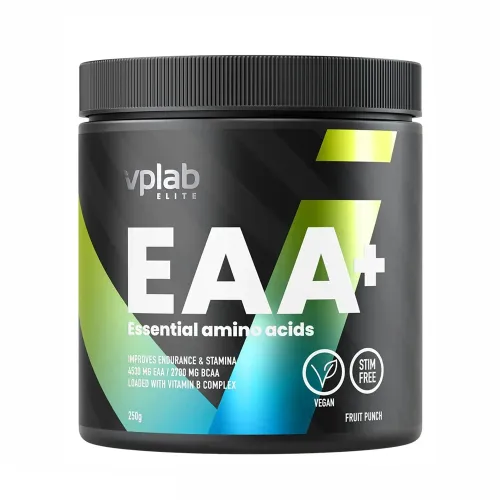 Дієтична добавка VPLab EAA Plus Fruit Punch, 250 г - Фото№1 Дієтична добавка VPLab EAA Plus Fruit Punch, 250 г - Фото№1