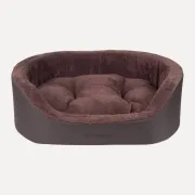Лежанка Amiplay Aspen, размер S 58x46x17 см, коричневый