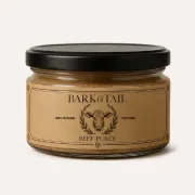 Натуральное пюре для собак с говядиной Bark Tail - Beef Puree, 180 г