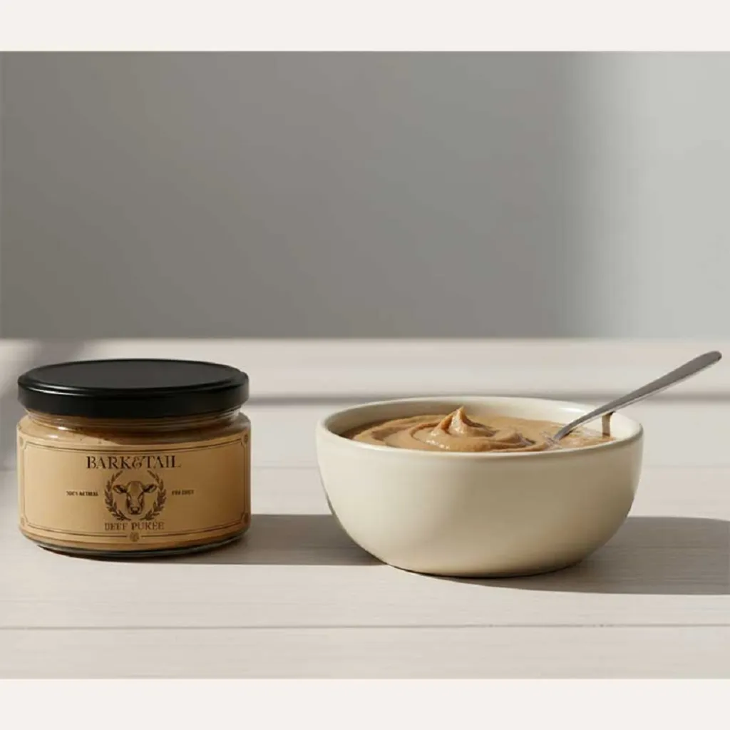 Натуральное пюре для собак с говядиной Bark Tail - Beef Puree, 180 г Натуральное пюре для собак с говядиной Bark Tail - Beef Puree, 180 г